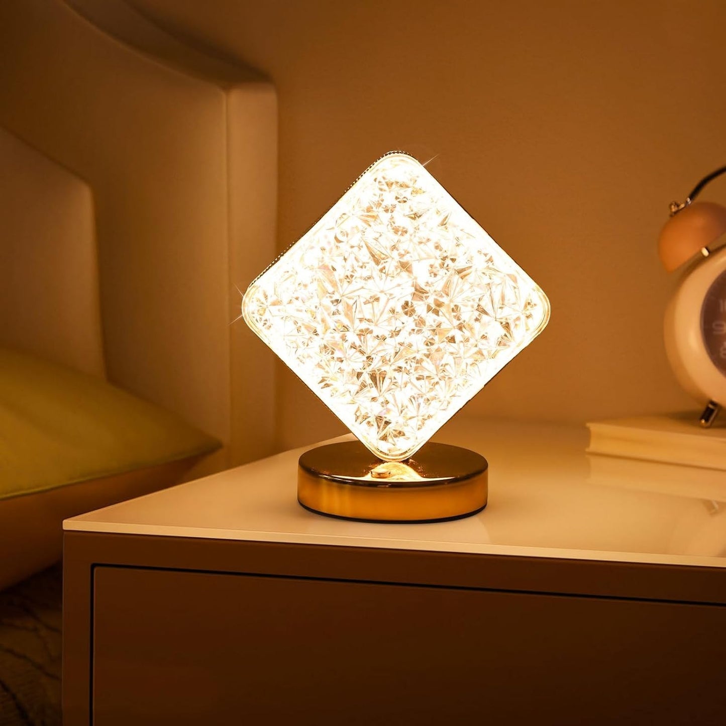 Crystal Diamond LED Table Lamp