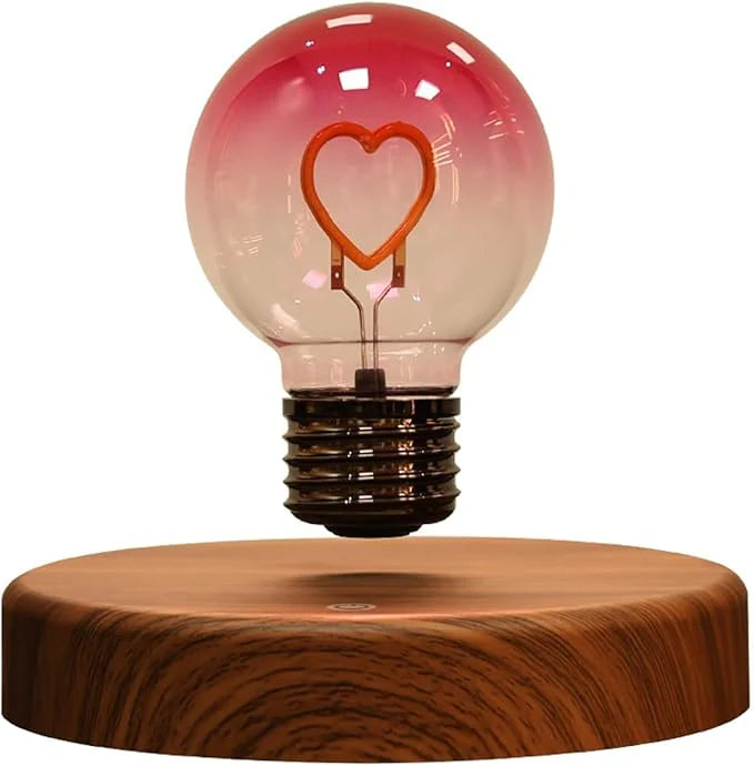 Levitating Heart LED Bulb Lamp © Ⓢ