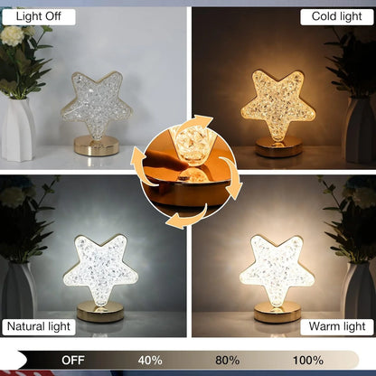 Star Crystal Lamp