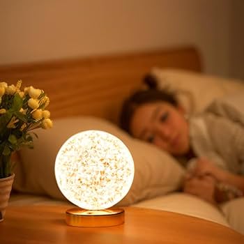 Crystal Round LED Table Lamp