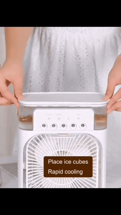 Cooling Fan With Ice Fresh Comfort❄️