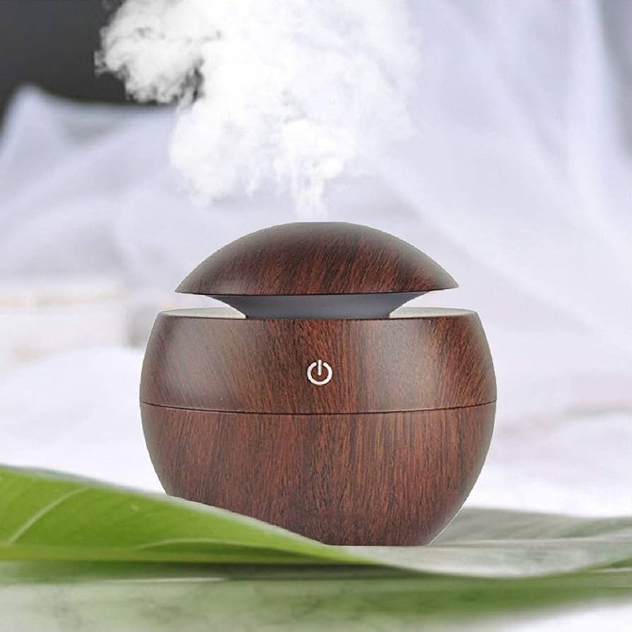 Mini Home Wood Aroma Diffuser Humidifier
