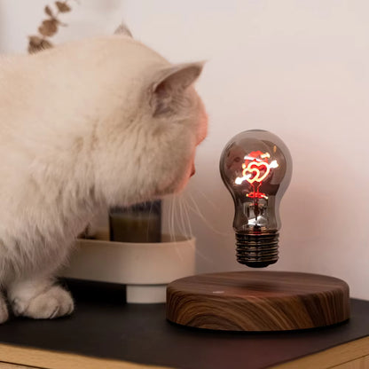 Levitating Heart LED Bulb Lamp © Ⓢ