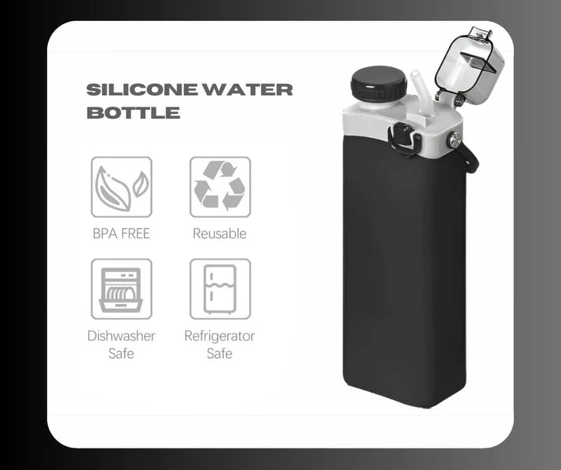 Collapsible Silicone Water Bottle