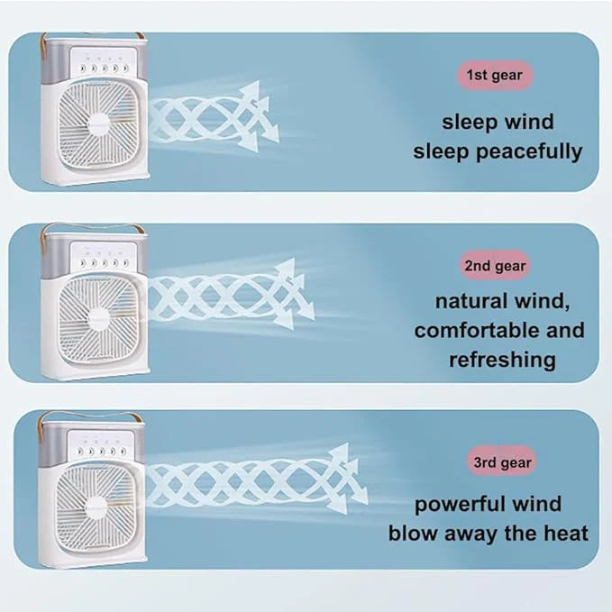 Cooling Fan With Ice Fresh Comfort❄️