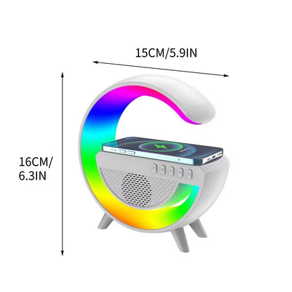 Led Wireless Charger Speaker